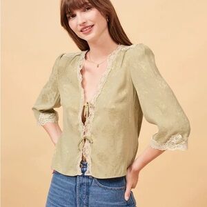 Rouje Aldo Blouse Sz 40